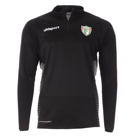 ESGG Sweat 1/4 zip noir homme Uhlsport Score