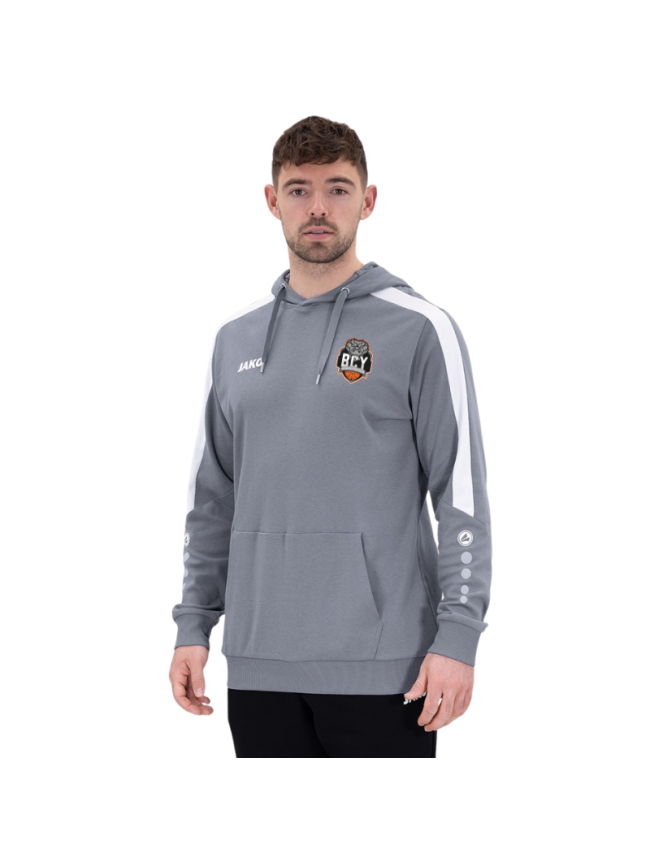 Sweat à capuche homme gris Jako Power