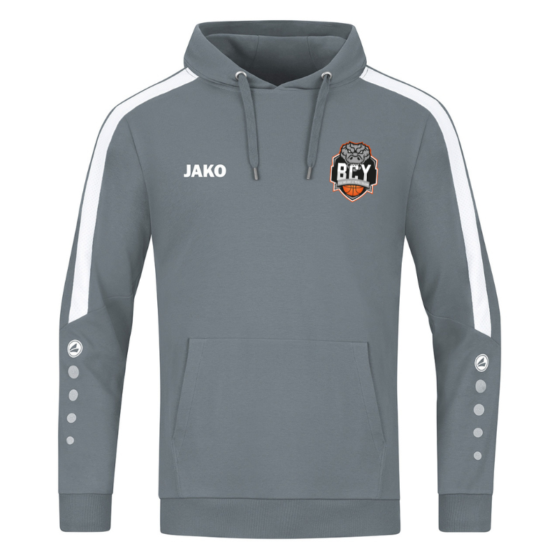 Sweat à capuche gris junior Jako Power