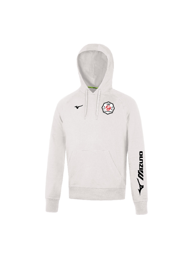 Sweat capuche homme blanc Mizuno Terry Hoodie