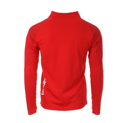 Sweat 1/2 zip rouge adulte Umbro