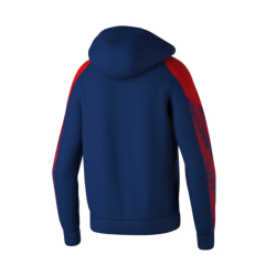 Veste capuche enfant marine/rouge Erima Evo Star