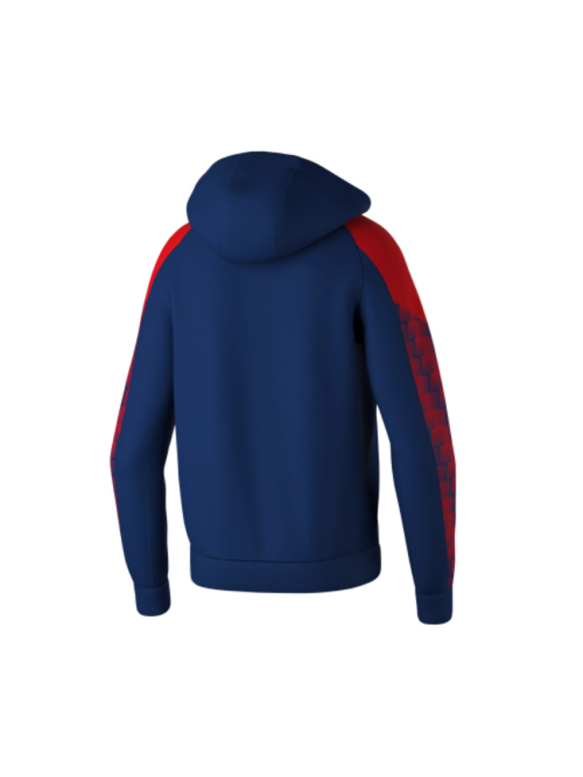 Veste capuche enfant marine/rouge Erima Evo Star