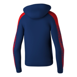 Sweat capuche enfant marine/rouge Erima Evo Star