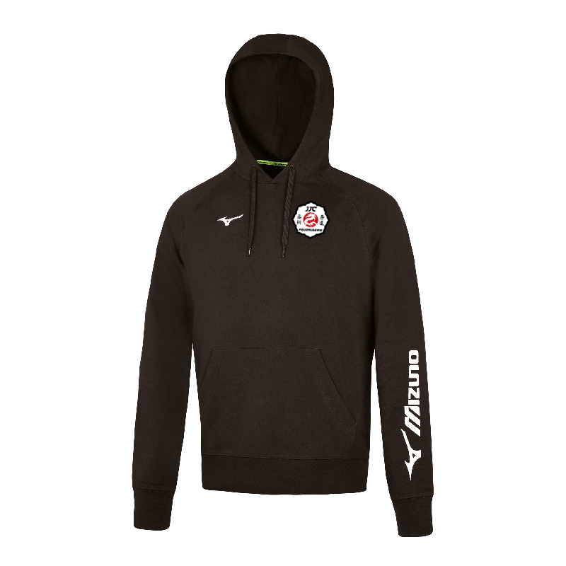 Sweat capuche enfant noir Mizuno Terry Hoodie