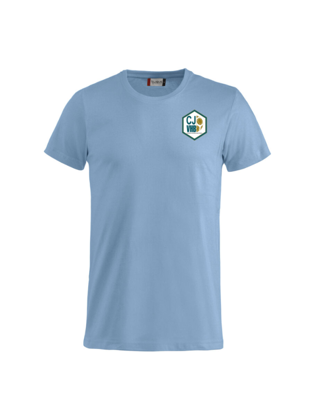 T-Shirt enfant bleu Clique Basic