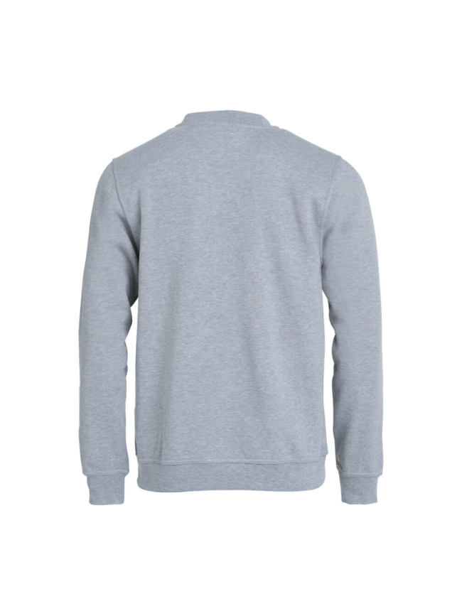 Sweat adulte gris Clique Basic pas cher