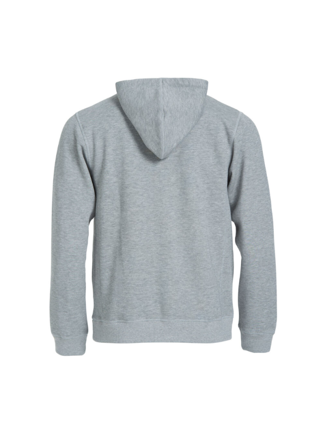 Sweat capuche homme gris Clique Classic pas cher