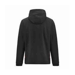 Sweat adulte noir Kappa Giordi pas cher