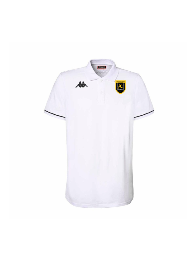 Polo enfant blanc Kappa Barli