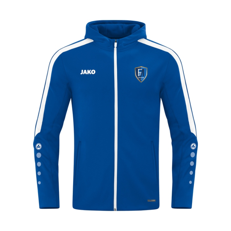 Veste à capuche adulte bleu Jako Power