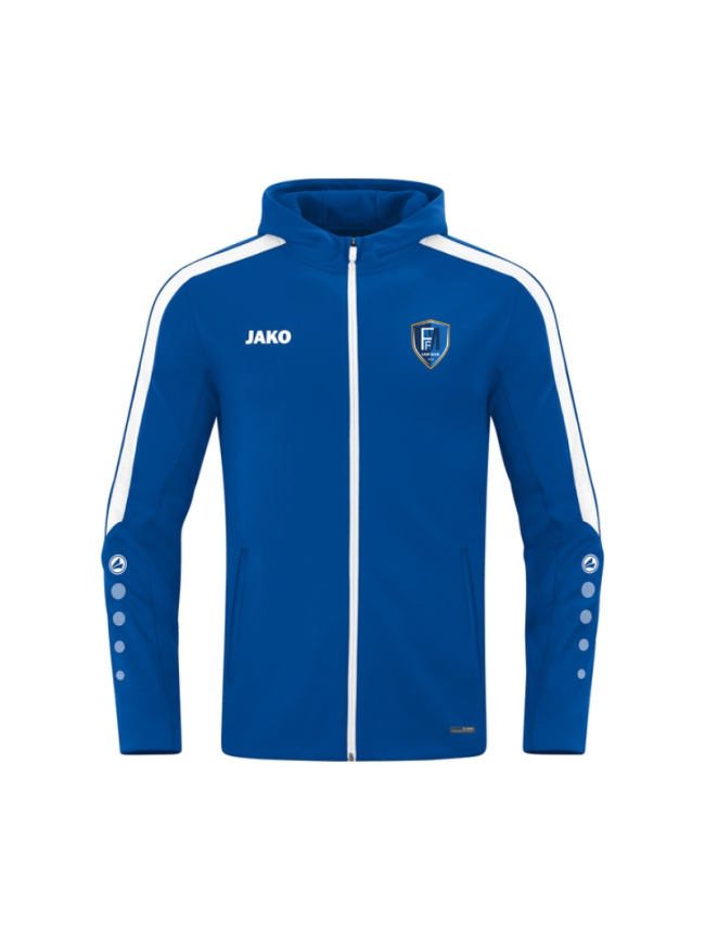 Veste à capuche adulte bleu Jako Power