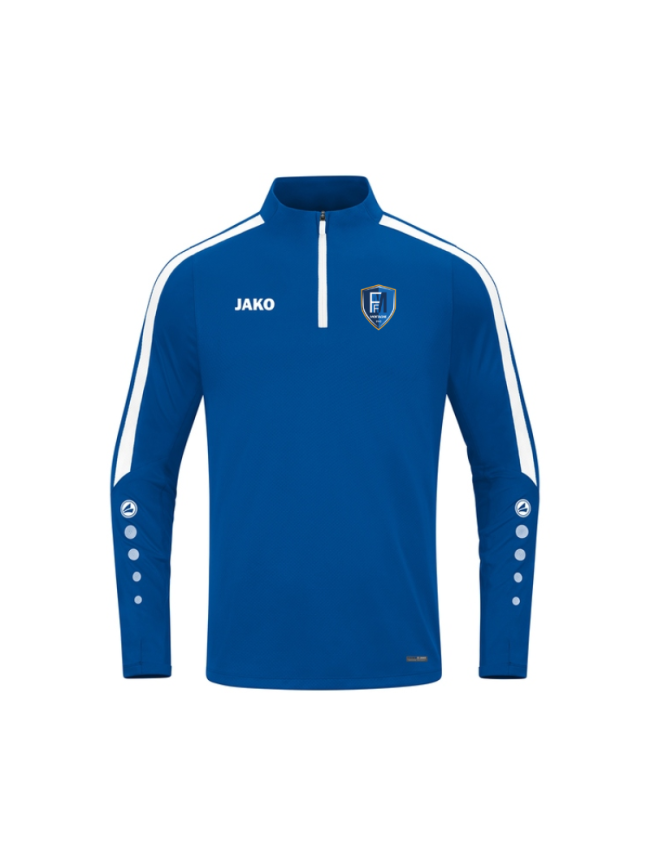 Sweat ½ zip adulte bleu Jako Power