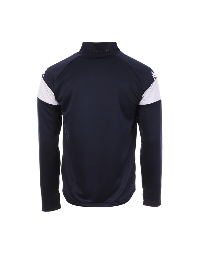 RVF Sweat d'entraînement marine/blanc homme Kappa Dovare pas cher RVF Sweat d'entraînement marine/blanc homme Kappa Dovare pas cher