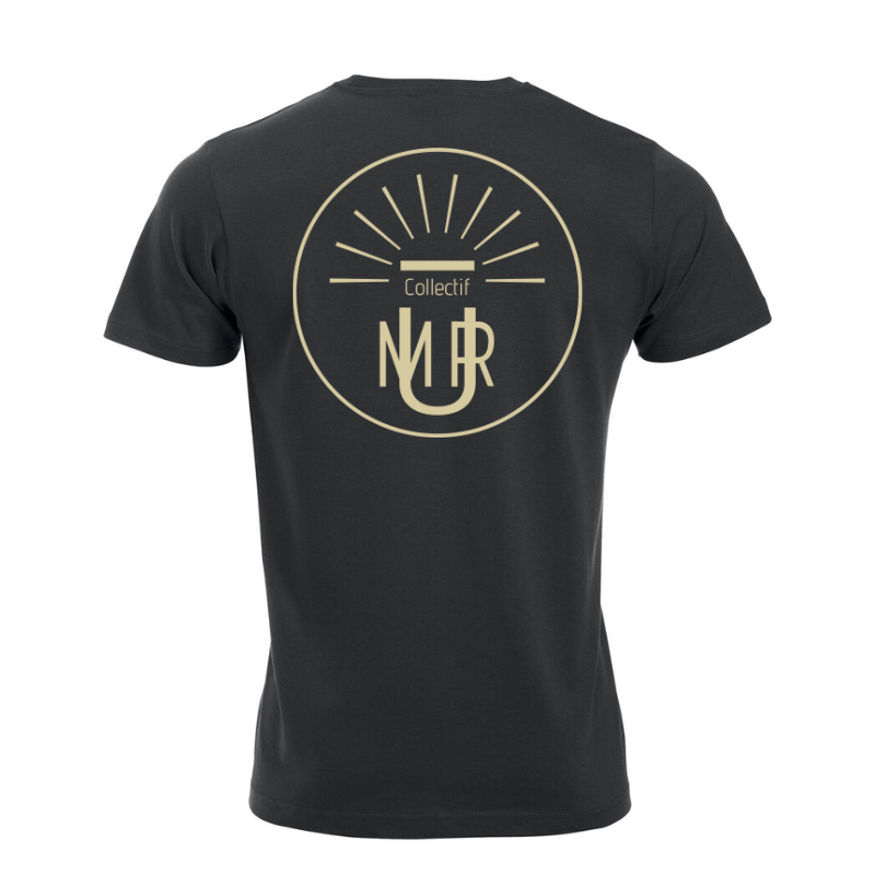 Clique Men's Classic T-Shirt - Black, Medium, Ringspun Cotton Blend, Modern Fit, Crew Neck