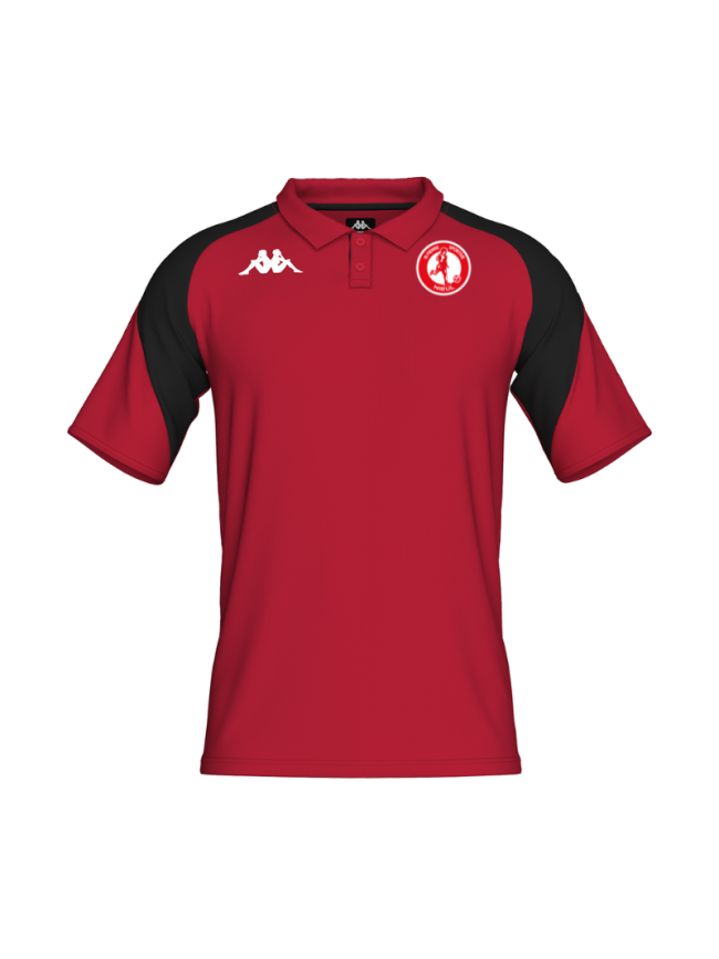 Polo adulte rouge Kappa Leviolo