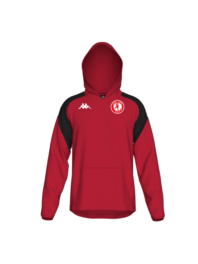 Sweat capuche adulte rouge Kappa Lianto