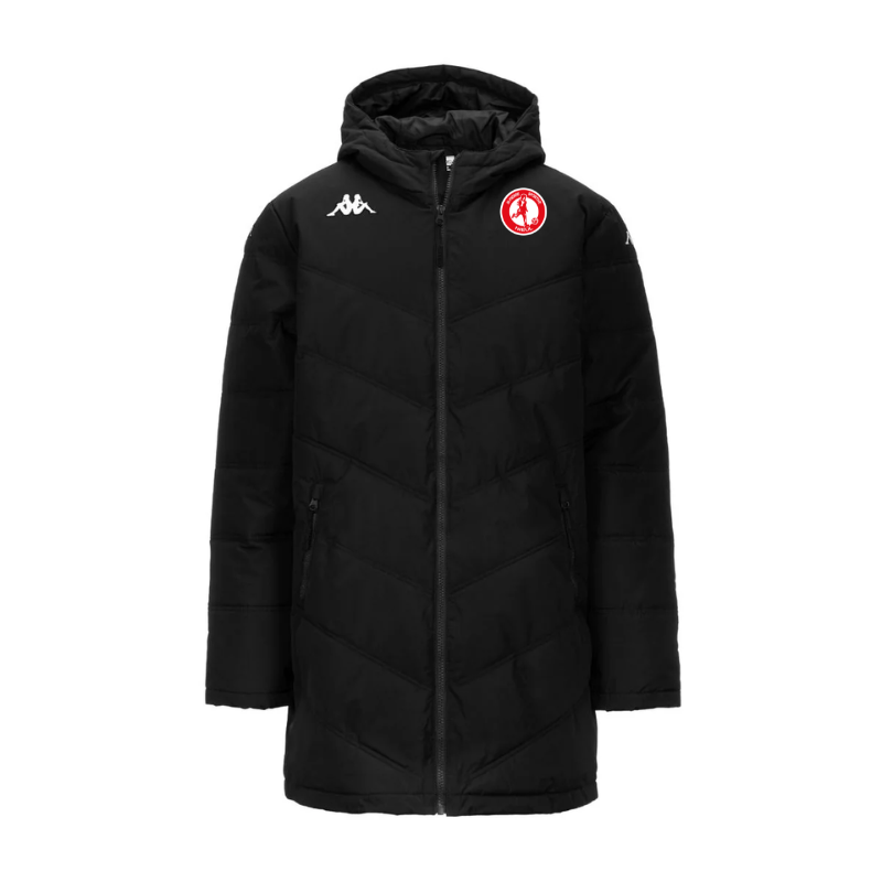 Doudoune longue enfant noir Kappa Giambolo