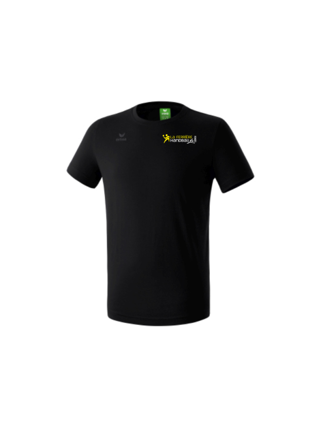 T-Shirt adulte noir Erima Teamsport