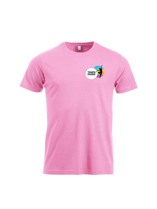 T-Shirt homme rose Clique New Classic-T T-Shirt homme rose Clique New Classic-T