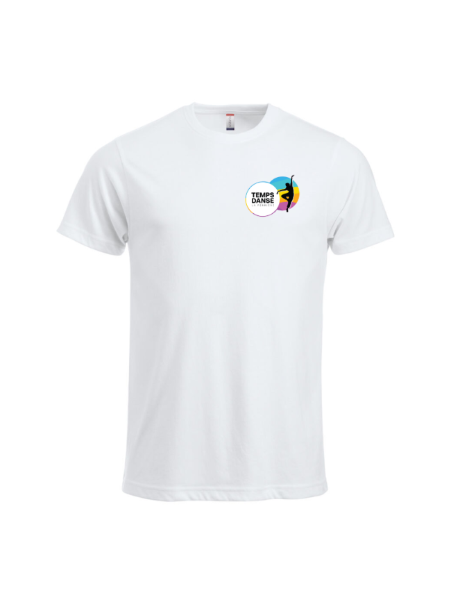 T-Shirt homme blanc Clique New Classic-T