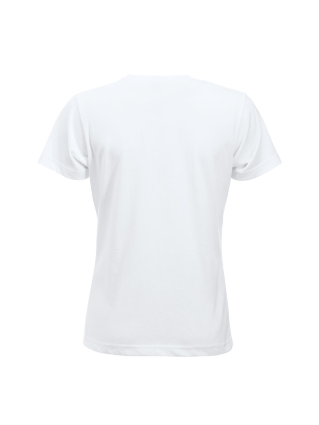 T-Shirt femme blanc Clique New Classic-T