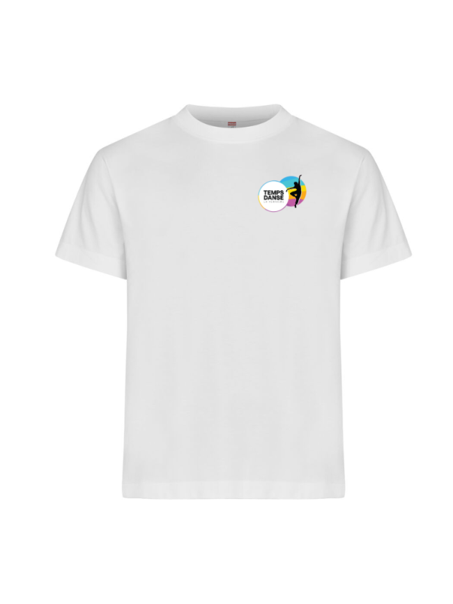 T-Shirt oversize adulte blanc Clique Over-T
