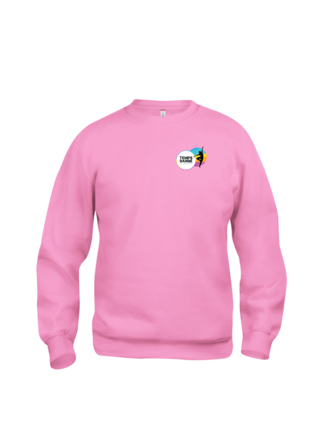 Sweat adulte rose Clique Basic