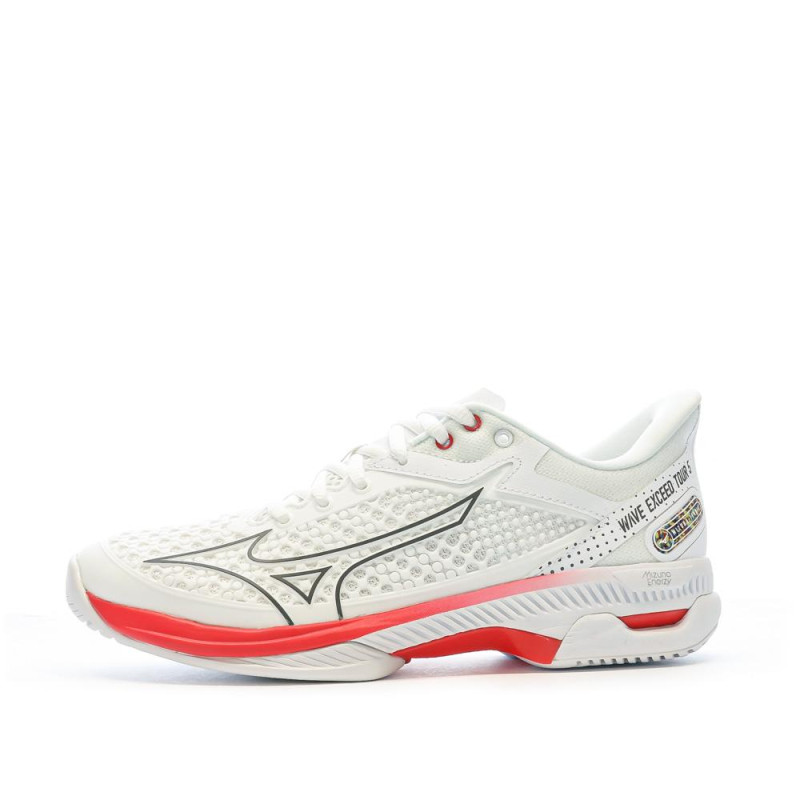 Chaussures de Tennis Blanches Femme Mizuno Wave Exceed Tour