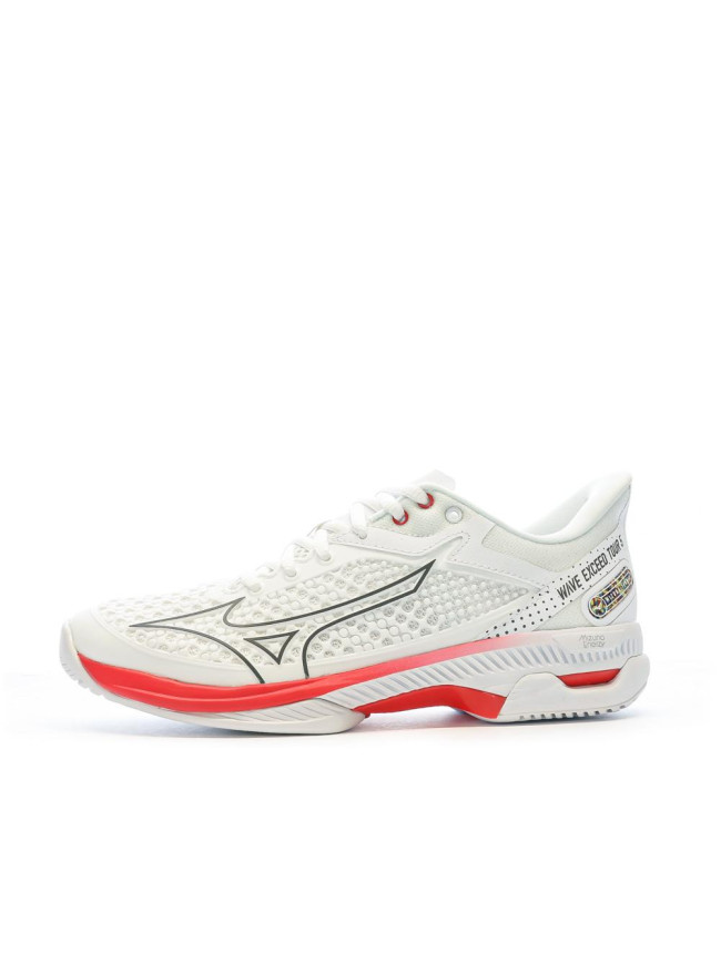 Chaussures de Tennis Blanches Femme Mizuno Wave Exceed Tour