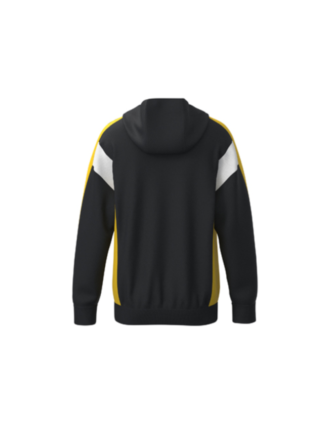 Veste capuche enfant noir jaune Erima Celebrate 125