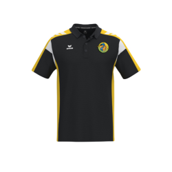 Polo adulte noir jaune Erima Celebrate 125