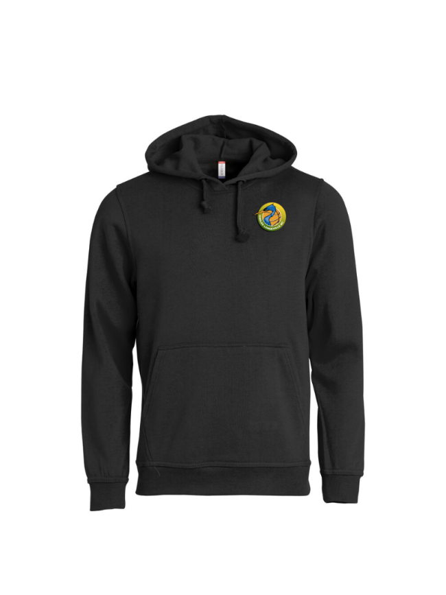 Sweat capuche enfant noir Clique Basic