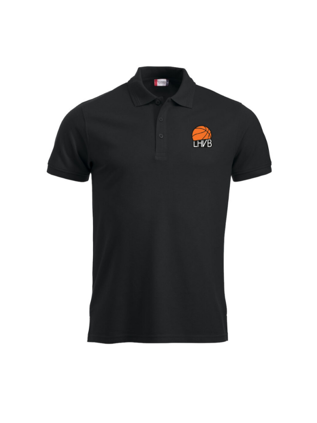 Polo adulte noir Clique Manhattan