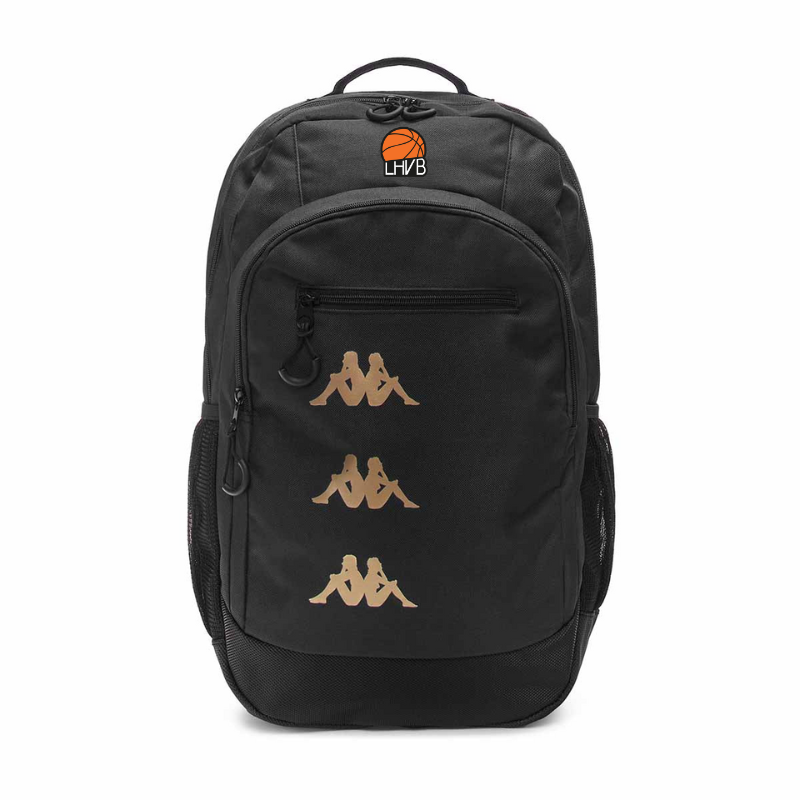 Sac à dos noir Kappa Gamberto