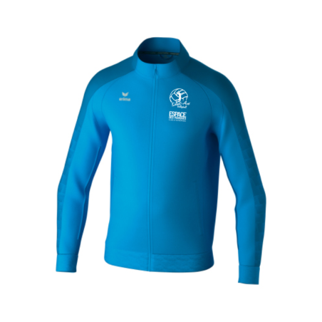 Veste d'entraînement adulte bleu Erima Evo Star