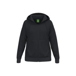 Veste capuche femme noir Erima TS Hoody