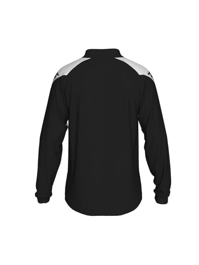 Sweat 1/2 zip enfant noir Kappa Lovato