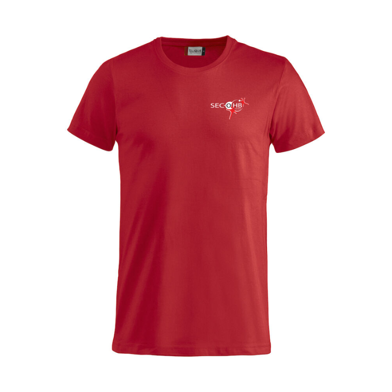 T-Shirt enfant rouge Clique Basic