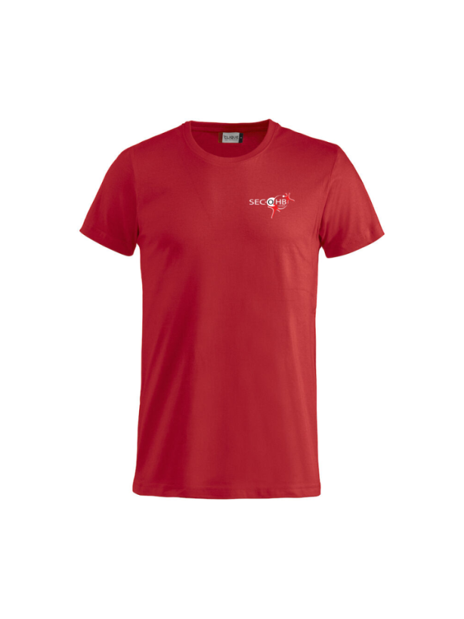 T-Shirt enfant rouge Clique Basic