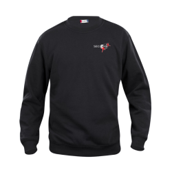 Sweat enfant noir Clique Basic