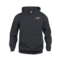 Sweat capuche enfant noir Clique Basic