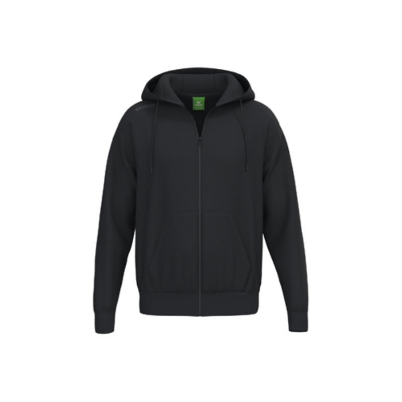 Veste capuche enfant noir Erima TS Hoody