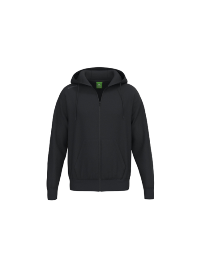 Veste capuche enfant noir Erima TS Hoody