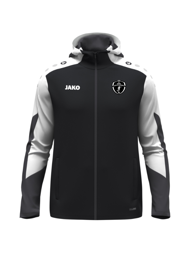 Veste à capuche adulte noir Jako Dynamic