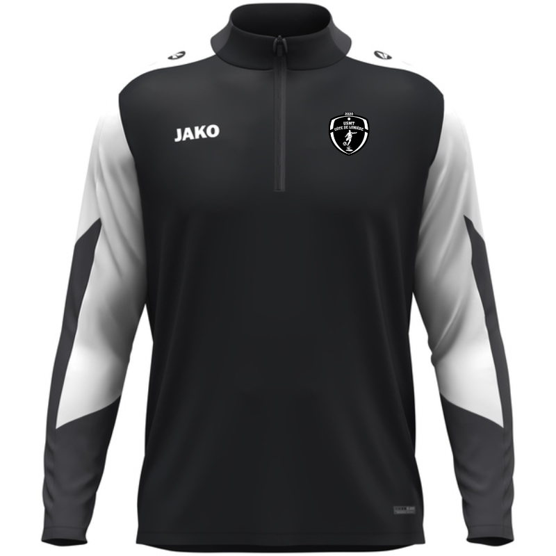Sweat 1/2 zip enfant noir Jako Dynamic