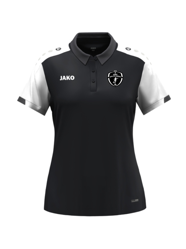 Polo femme noir Jako Dynamic
