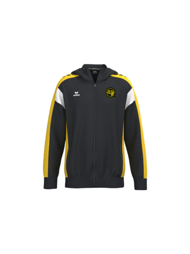 Veste capuche enfant noir/jaune Erima Celebrate 125