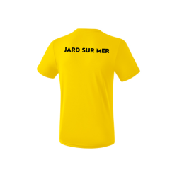 T-shirt adulte jaune Erima Teamsport