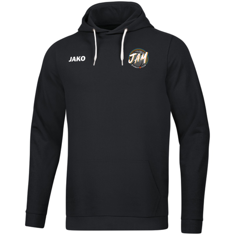 Sweat capuche adulte noir Jako Base